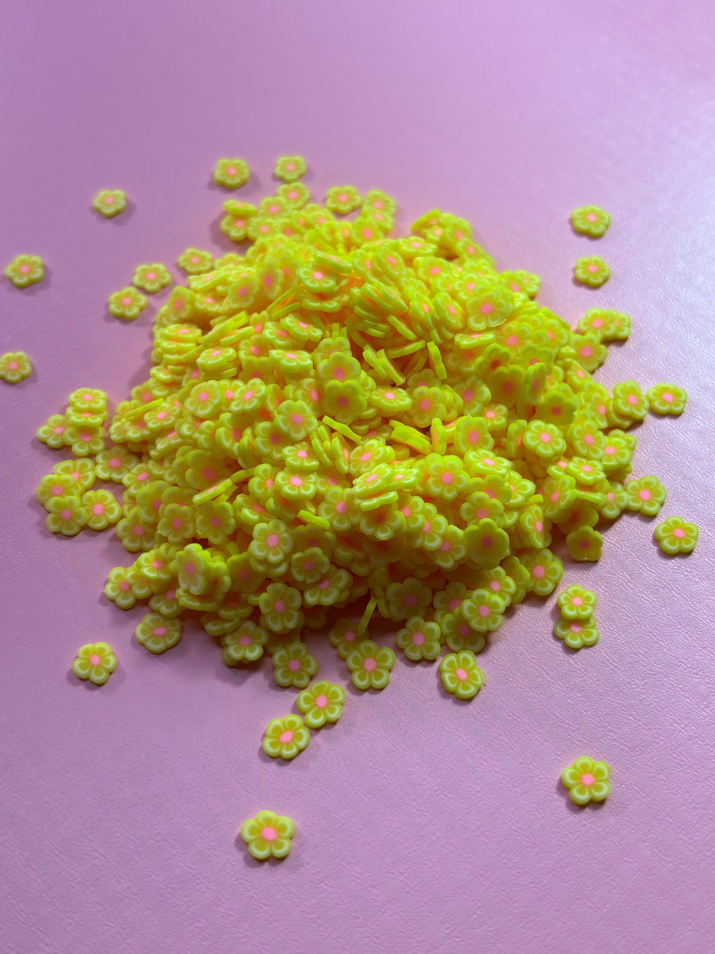 Yellow flower clay