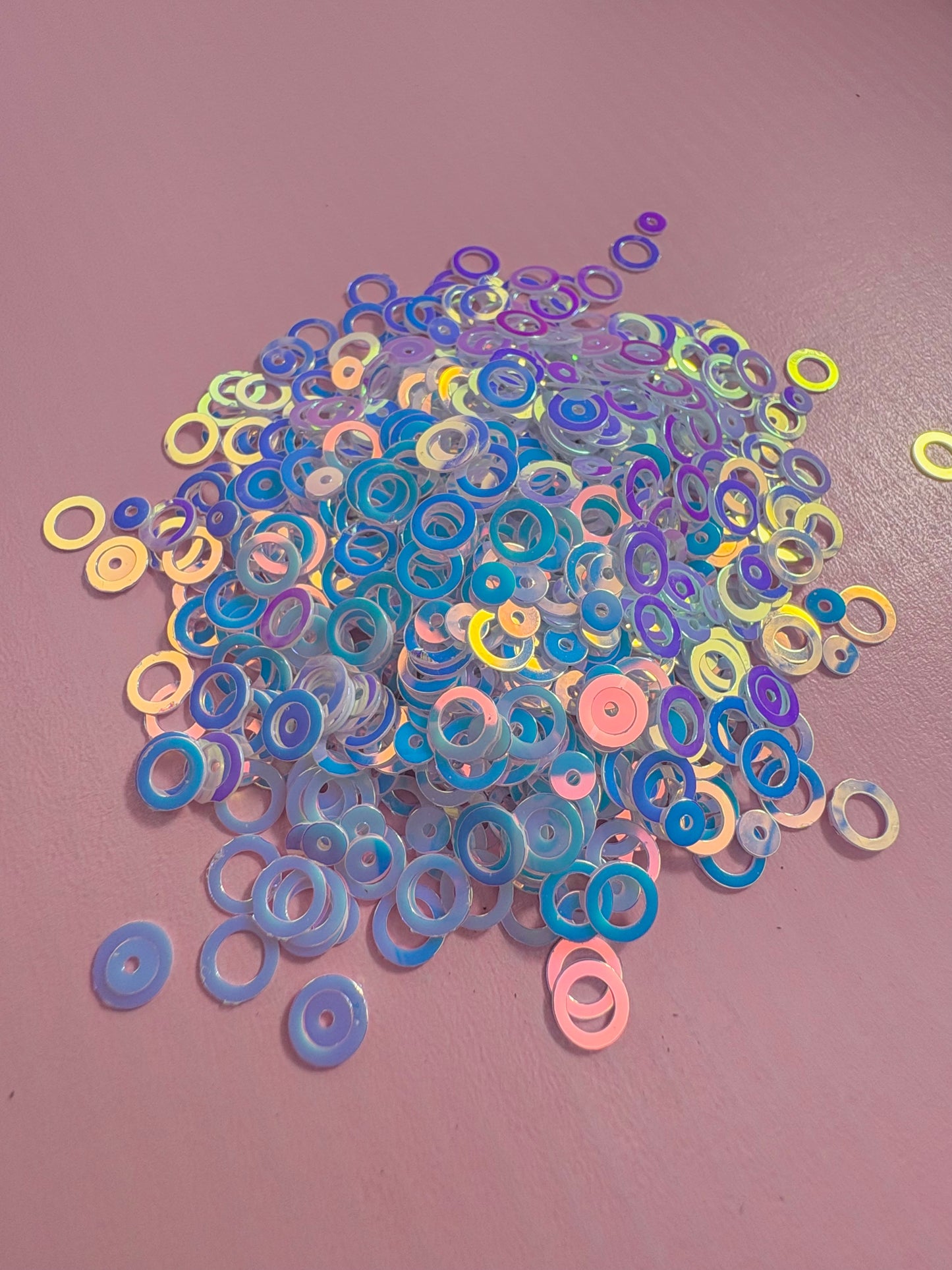 Iridescent circle PVC