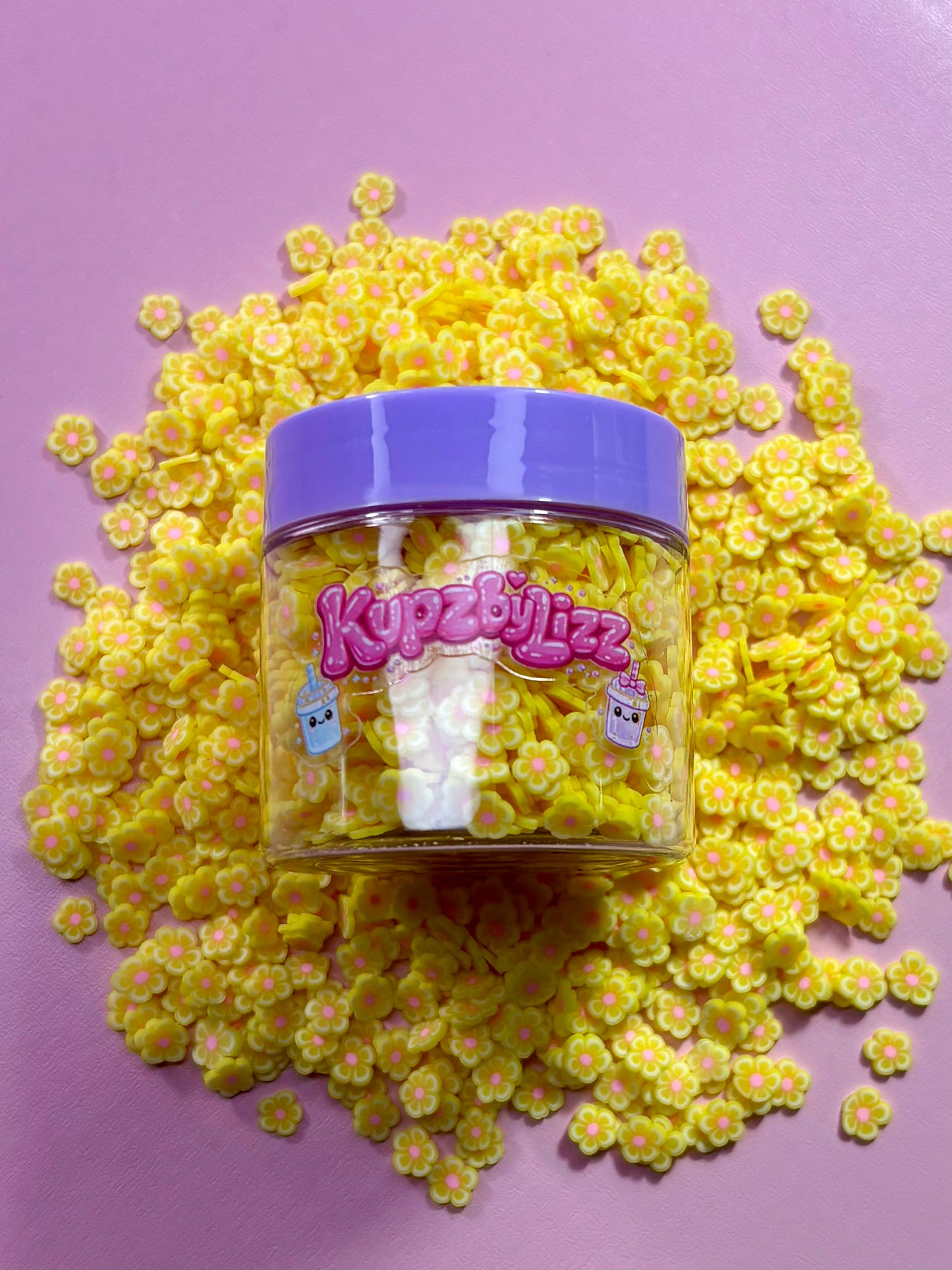Yellow flower clay