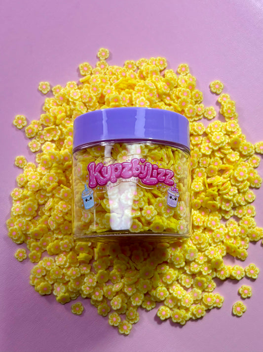 Yellow flower clay