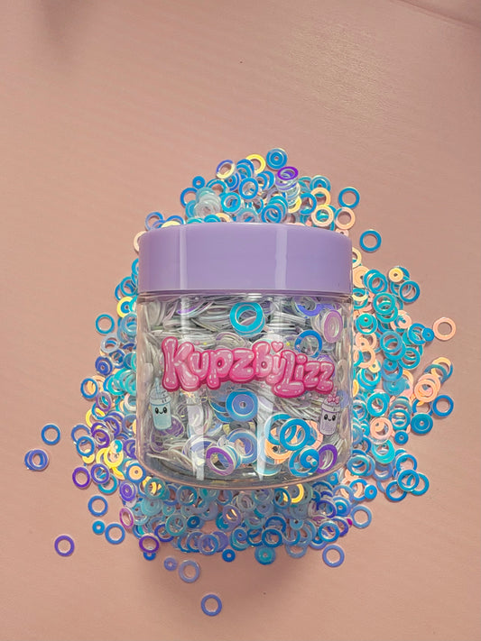 Iridescent circle PVC